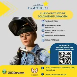 cruso gratuito soldagem e usinagem